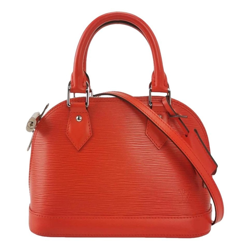 Louis Vuitton Alma BB leather handbag