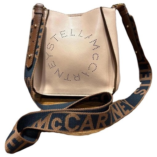 Logo vegan leather crossbody bag