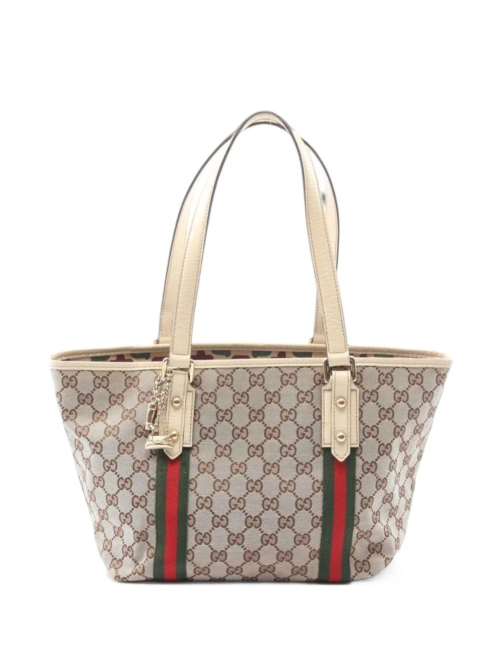 2000s monogram-pattern tote bag