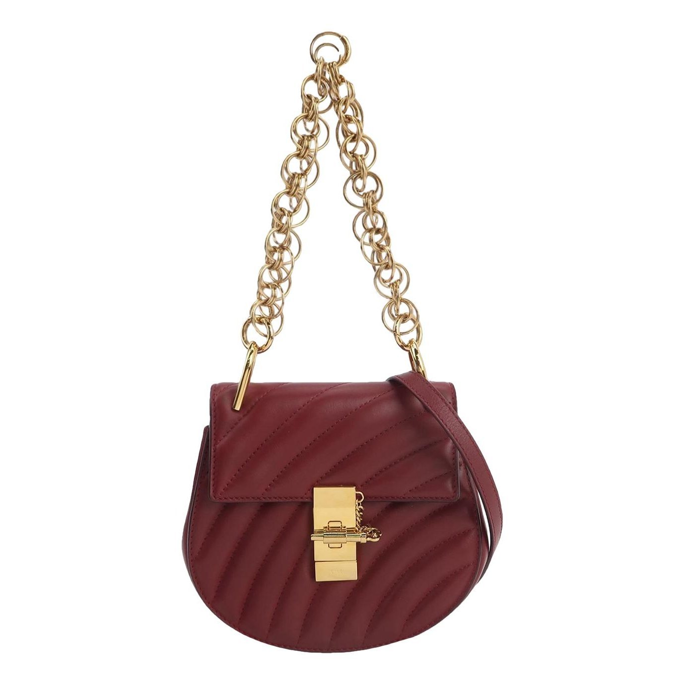 Drew leather crossbody bag