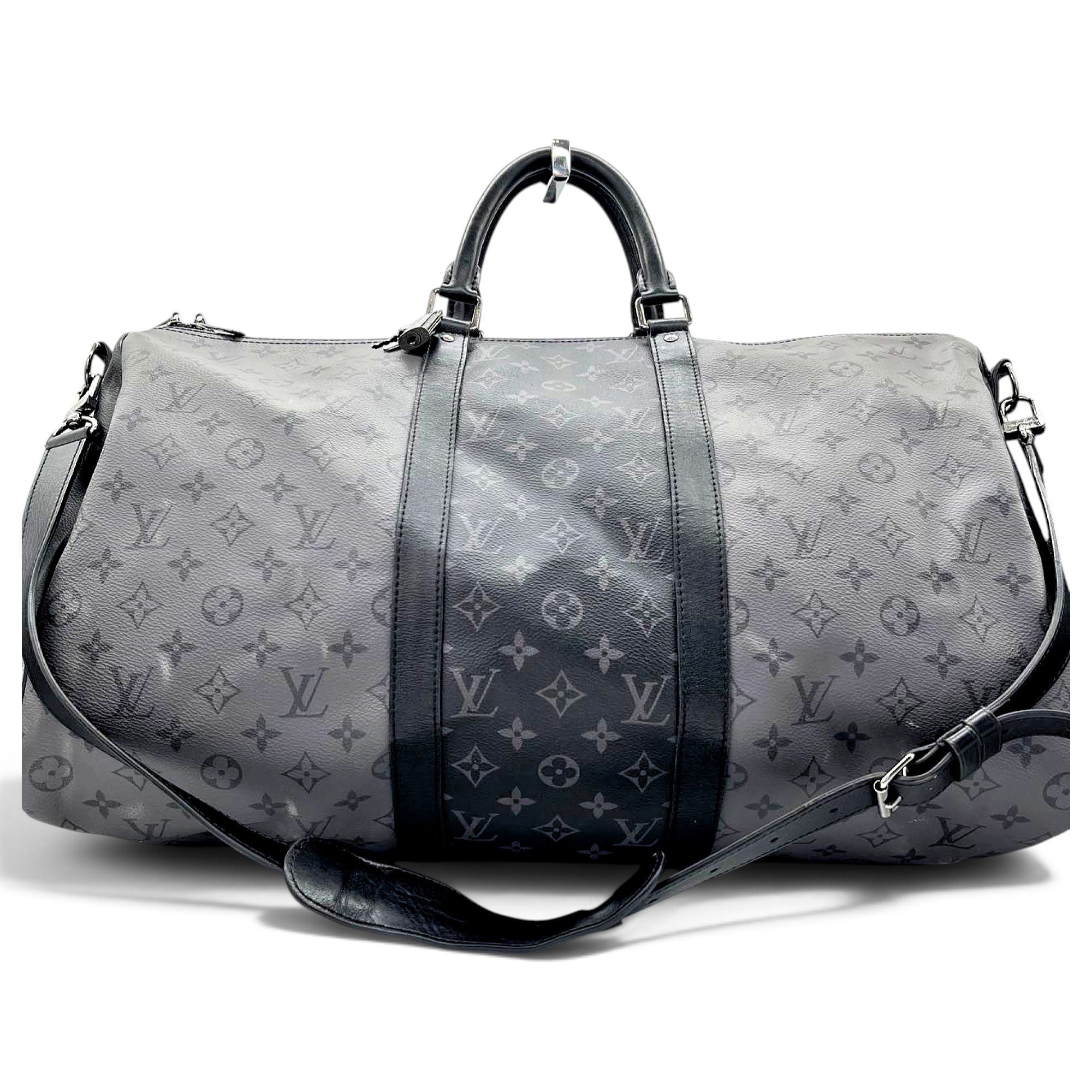 Keepall leather travel bag