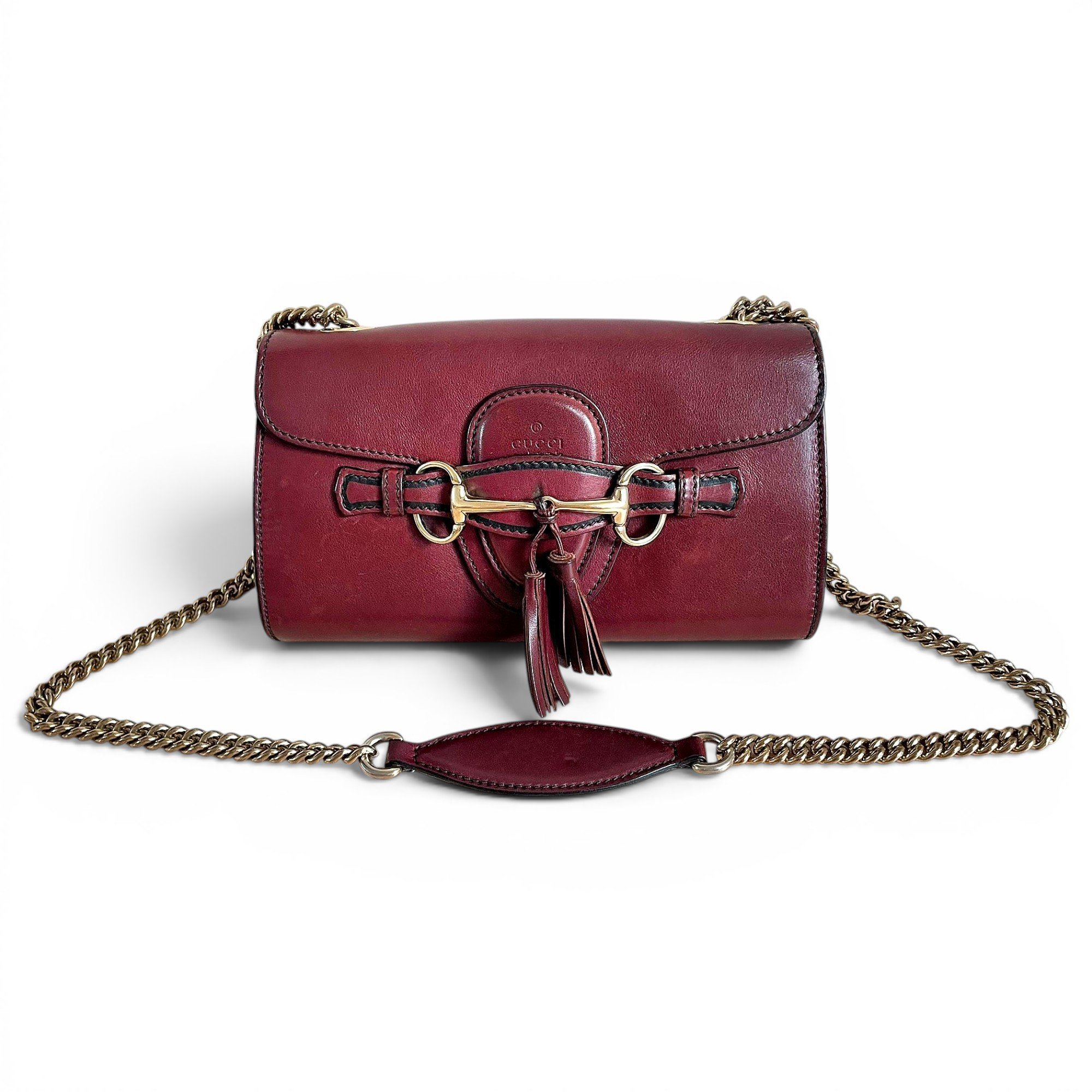 Emily leather crossbody bag