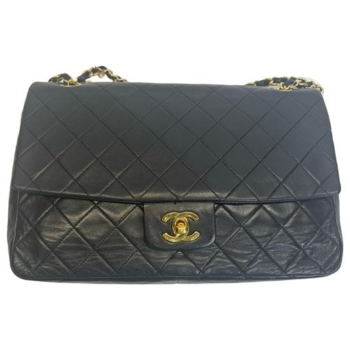 Trendy CC Flap leather handbag