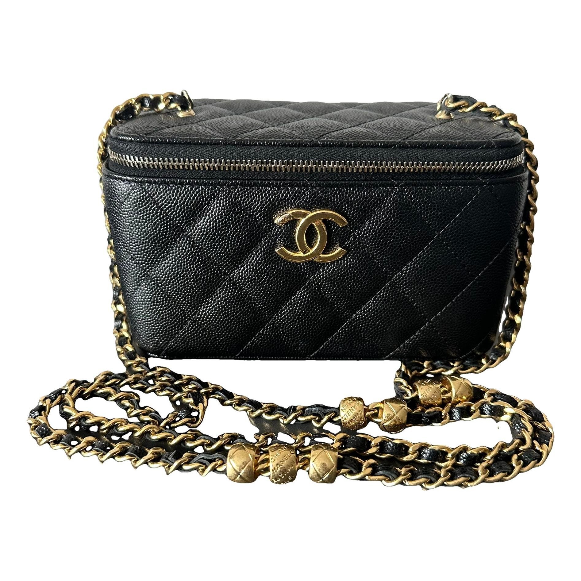 Trendy CC Vanity leather handbag