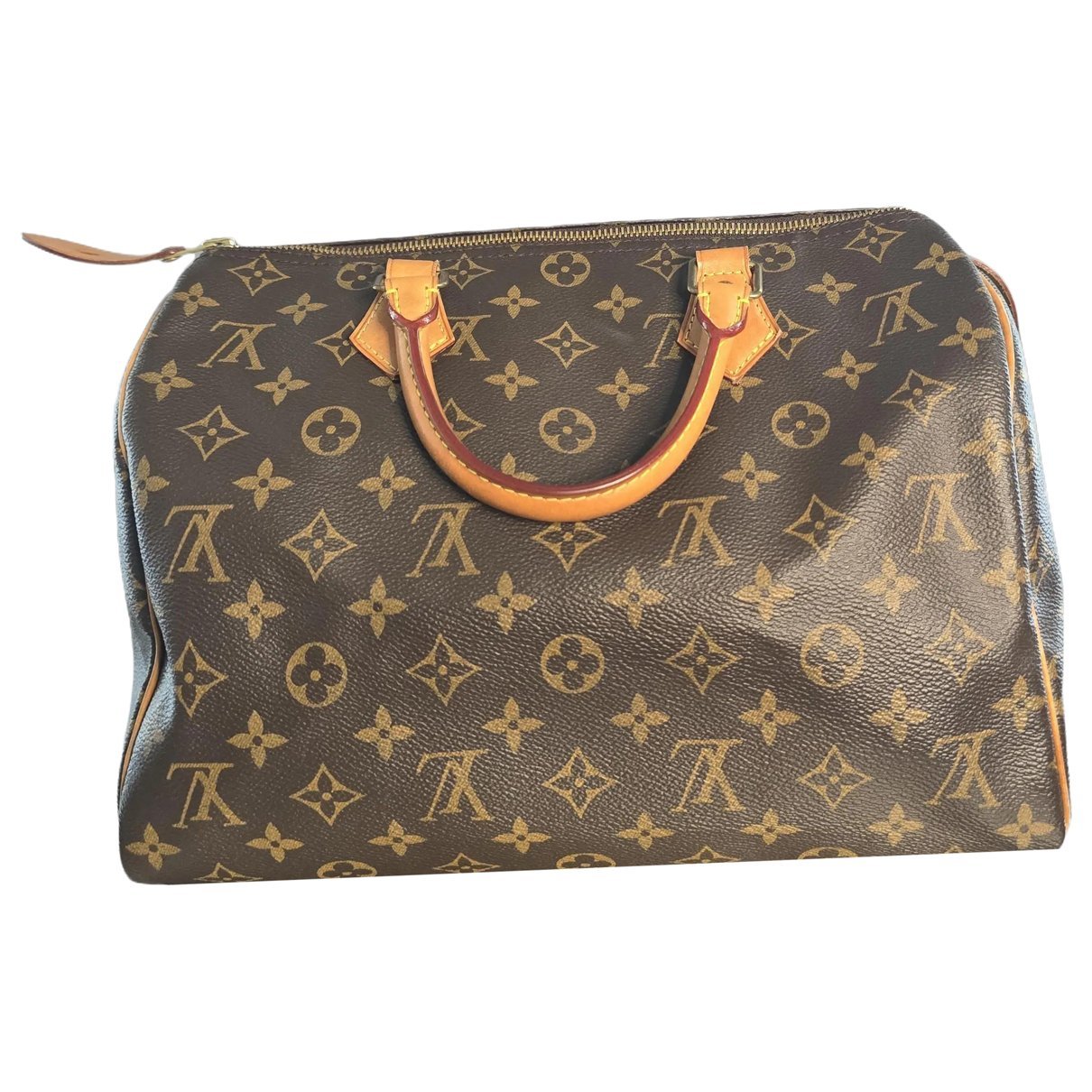 Speedy leather handbag