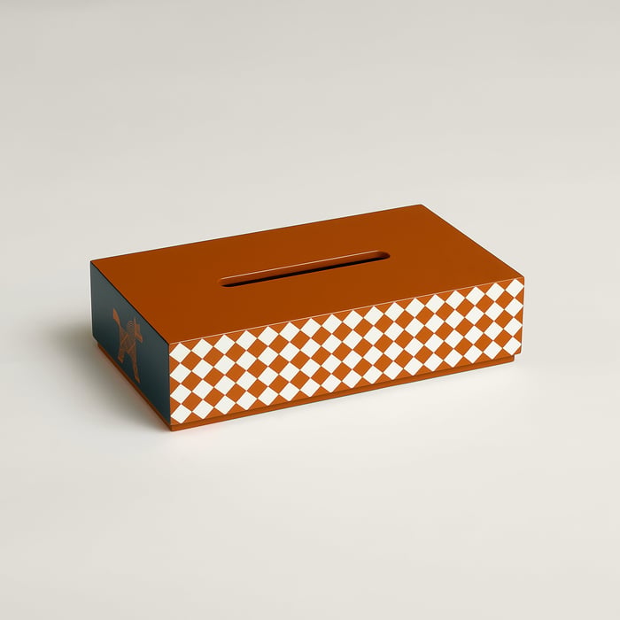Potiron Animaux Nattes Tissue Box