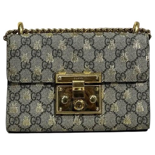 Padlock vinyl handbag