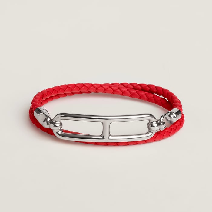 Rouge De Cœur Roulis Double Tour Bracelet
