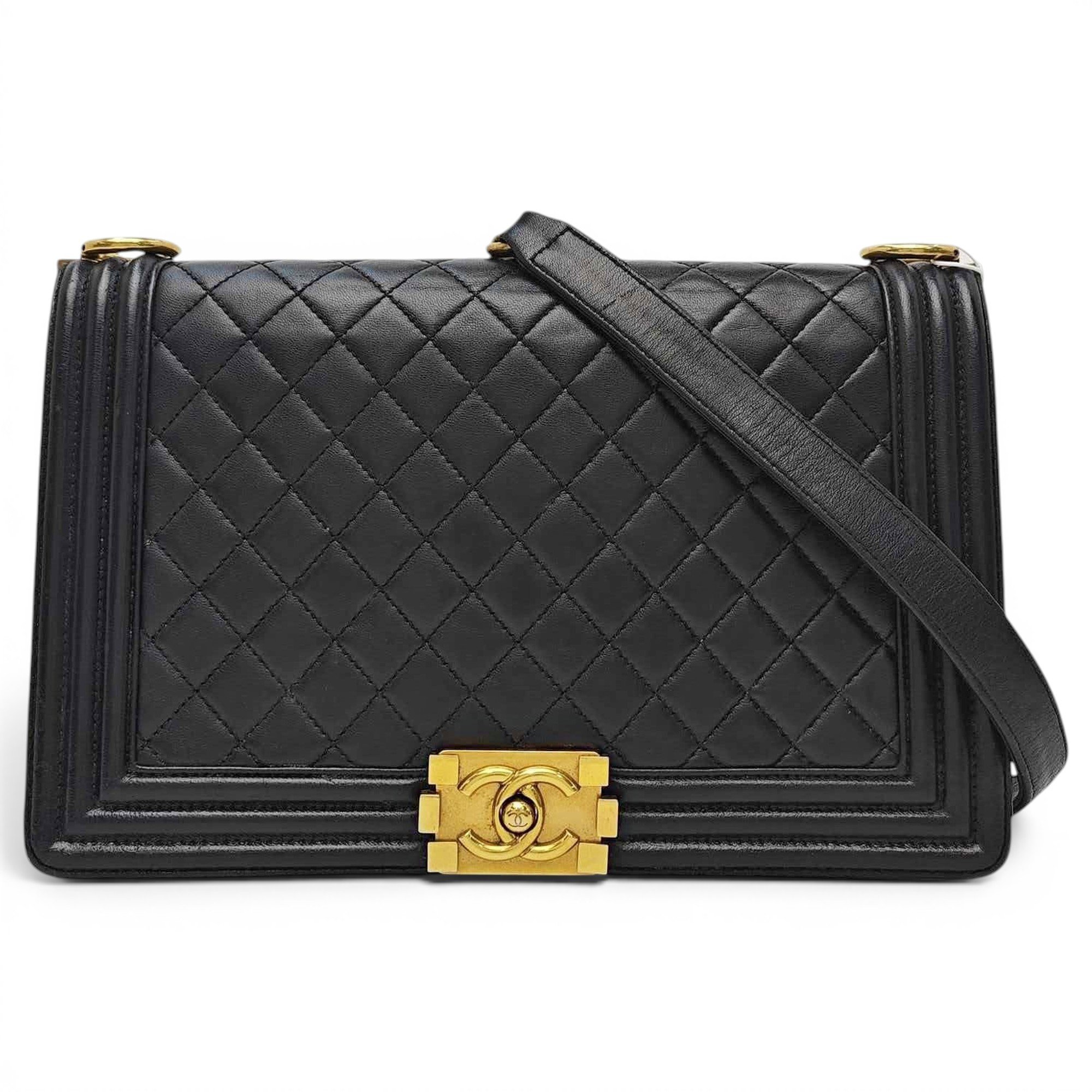 Boy leather crossbody bag