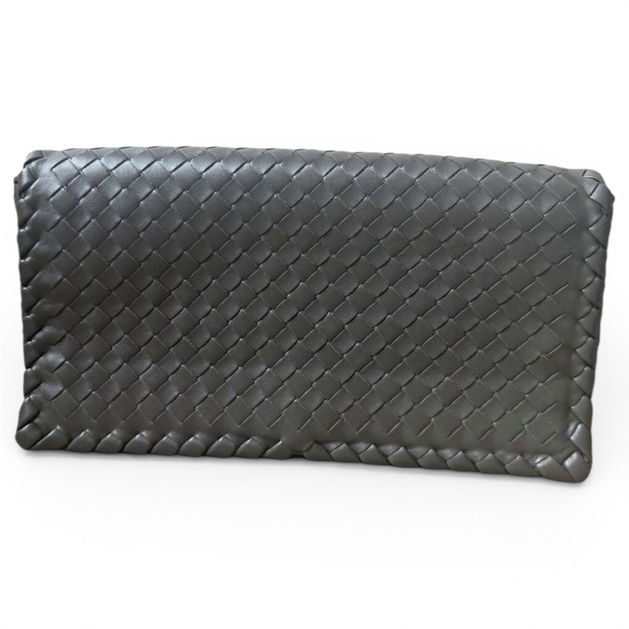 Pochette Knot leather clutch bag