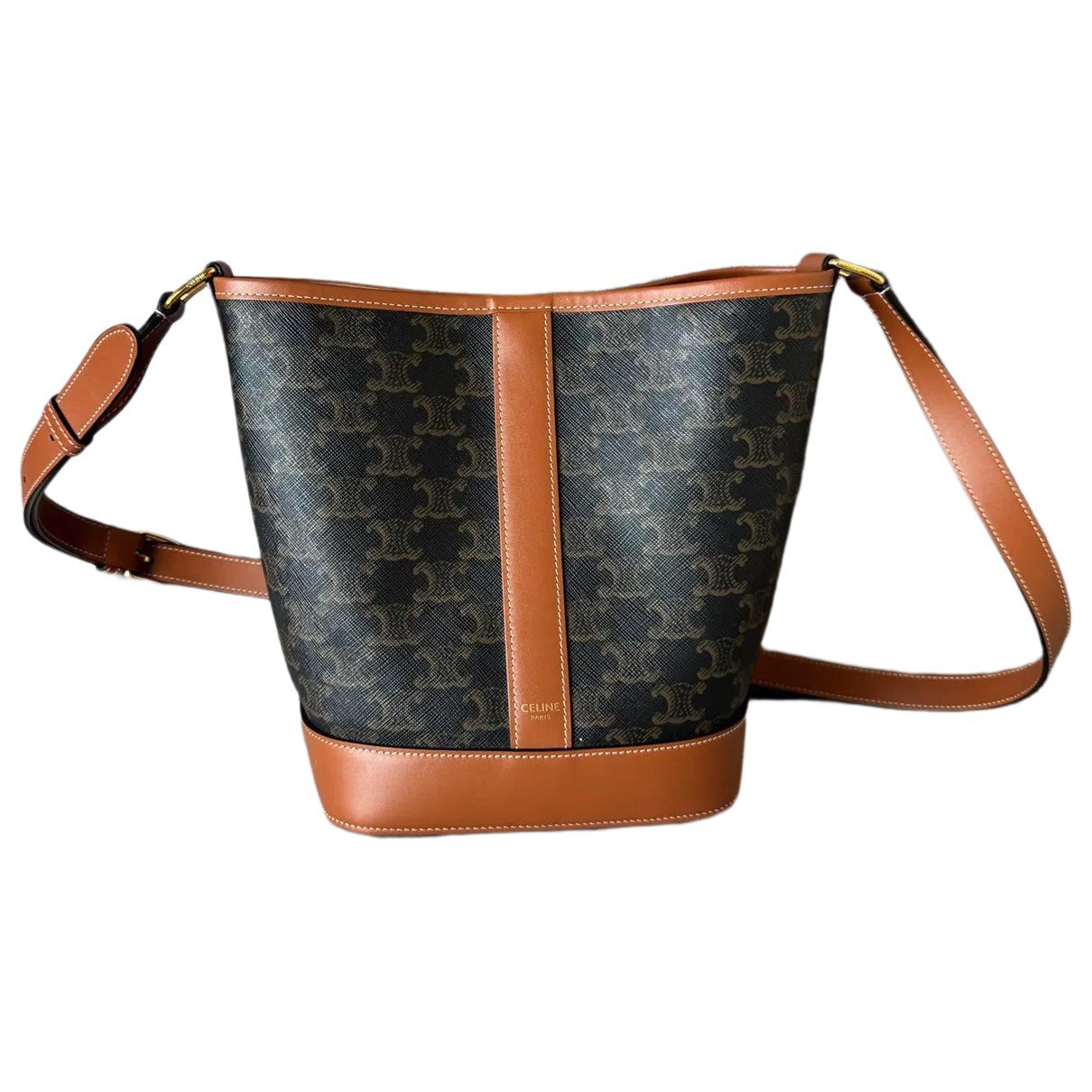 SAC SEAU leather handbag