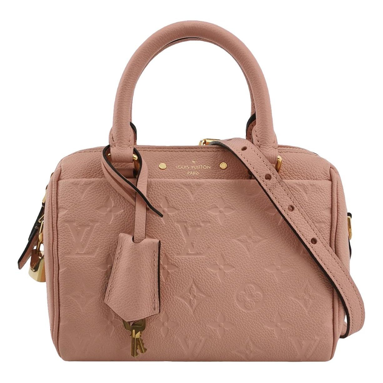 Speedy leather handbag