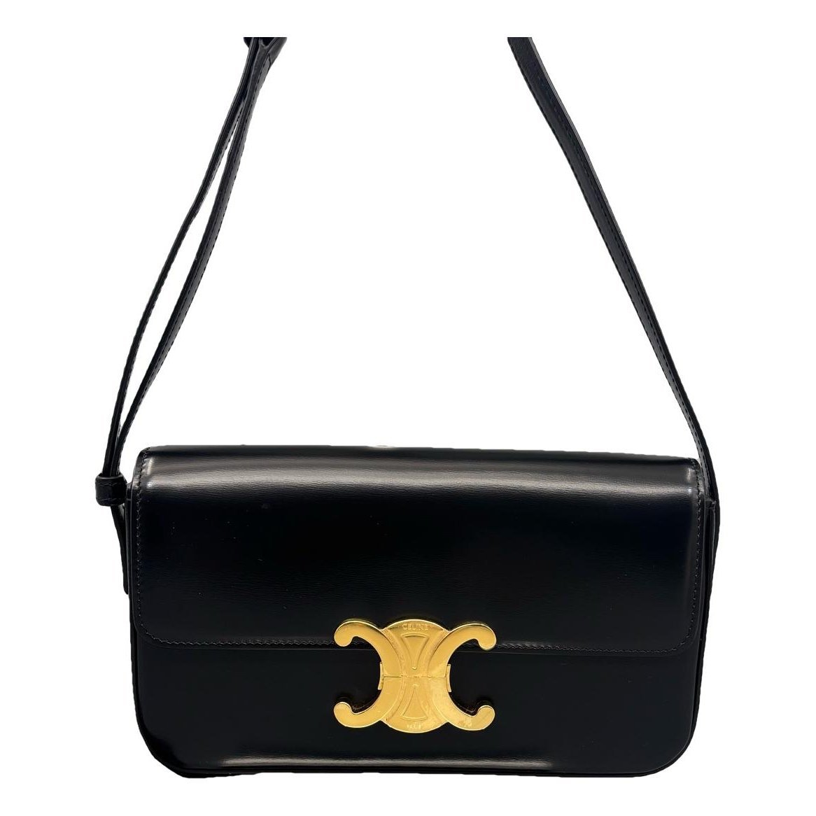 Triomphe Long leather handbag