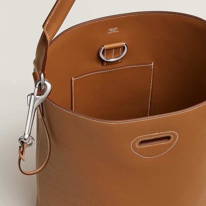 Gold Seau Mousqueton Bag