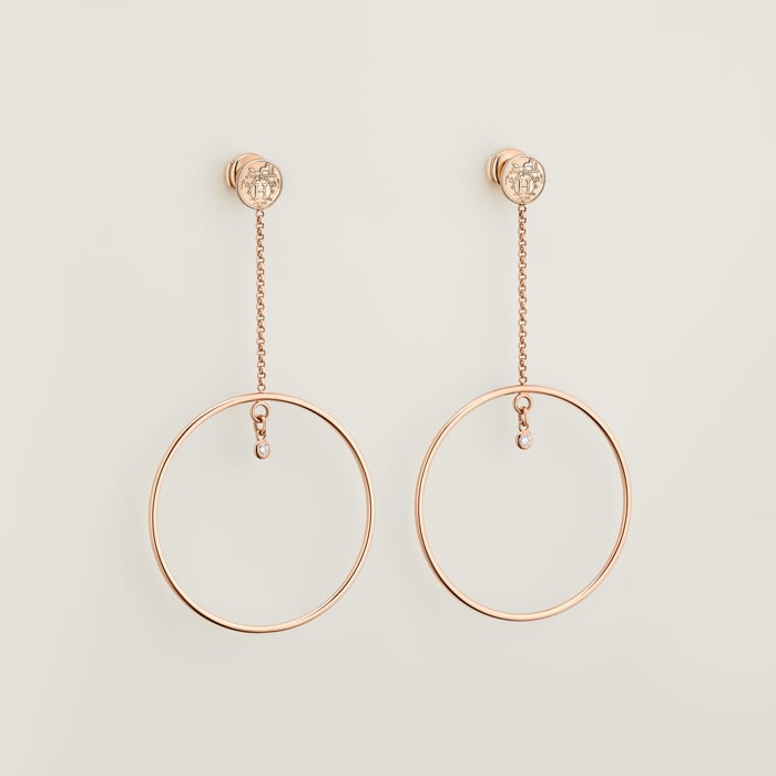 Sans Coloris Hermès Ex-libris Earrings