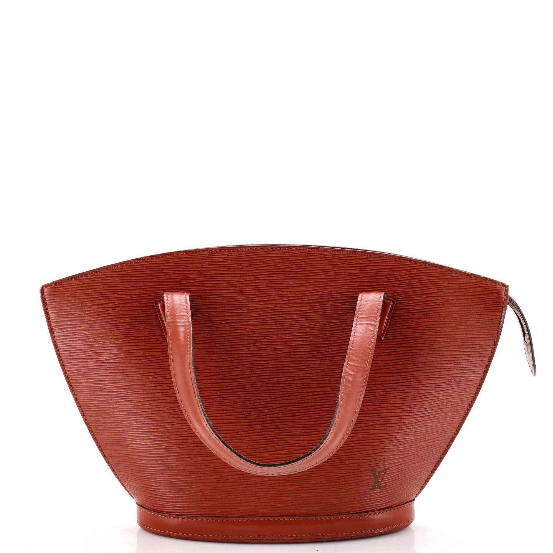 Leather tote