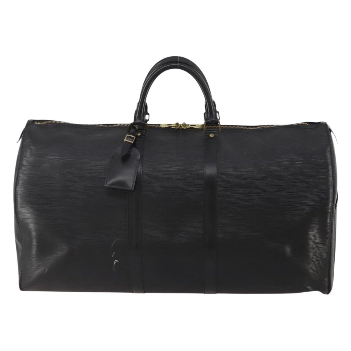 Keepall leather travel bag