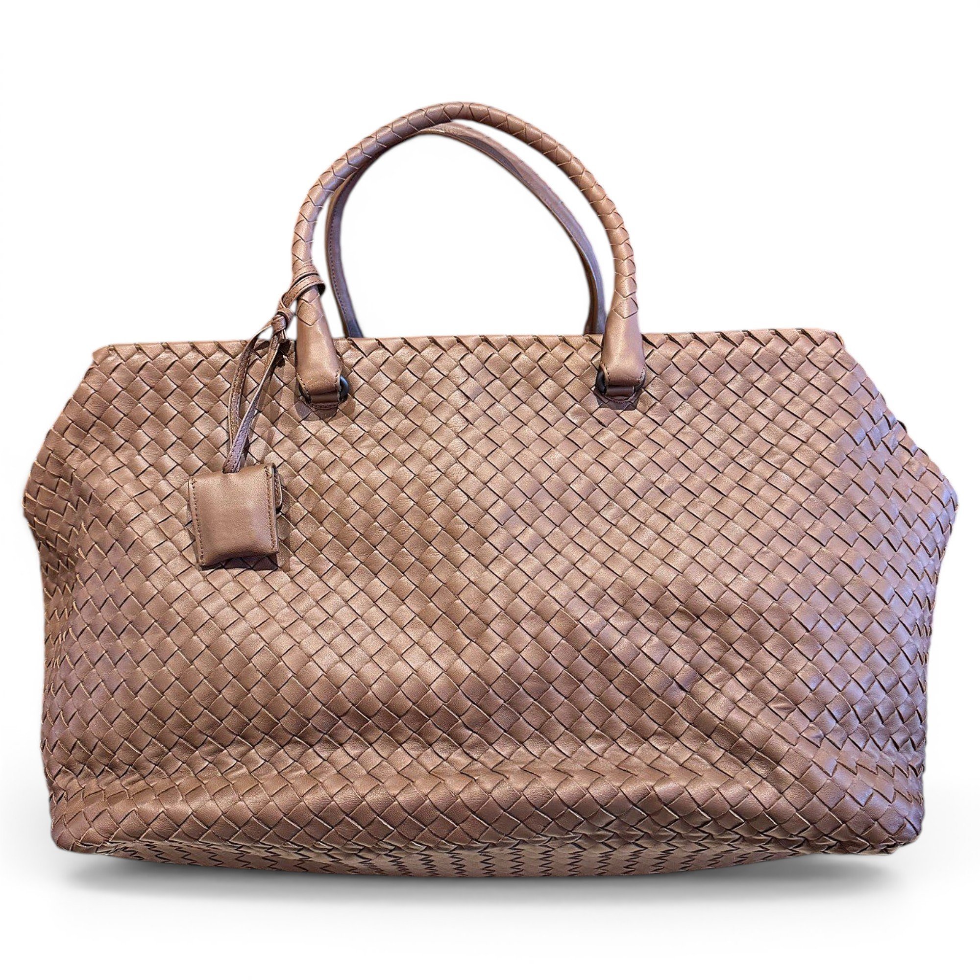 Leather tote