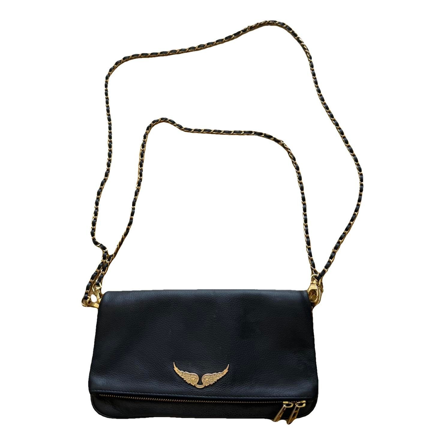 Rock leather crossbody bag