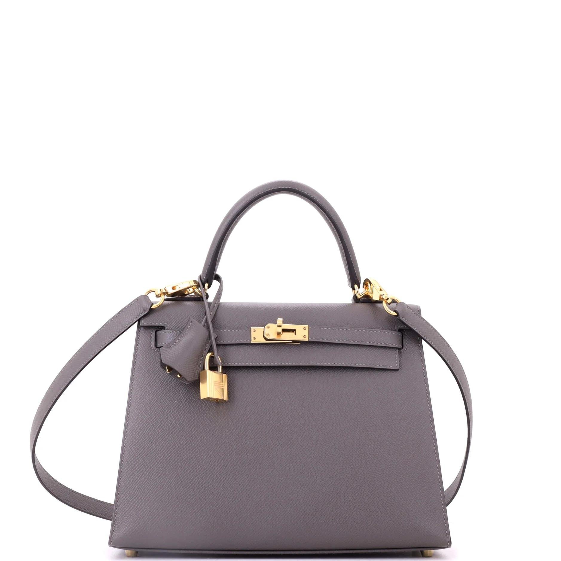 Kelly 25 leather handbag