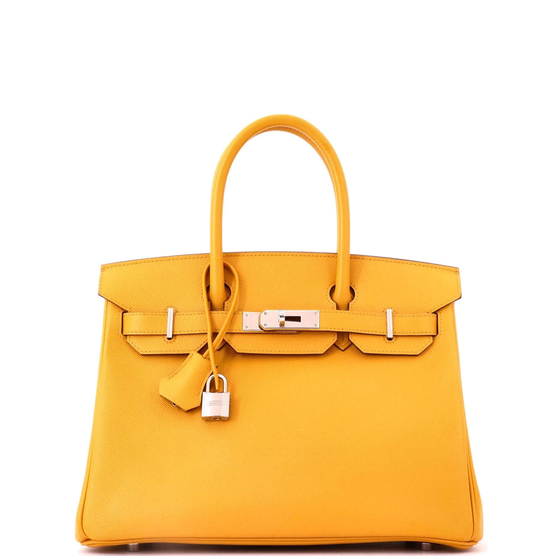 Birkin 30 leather tote