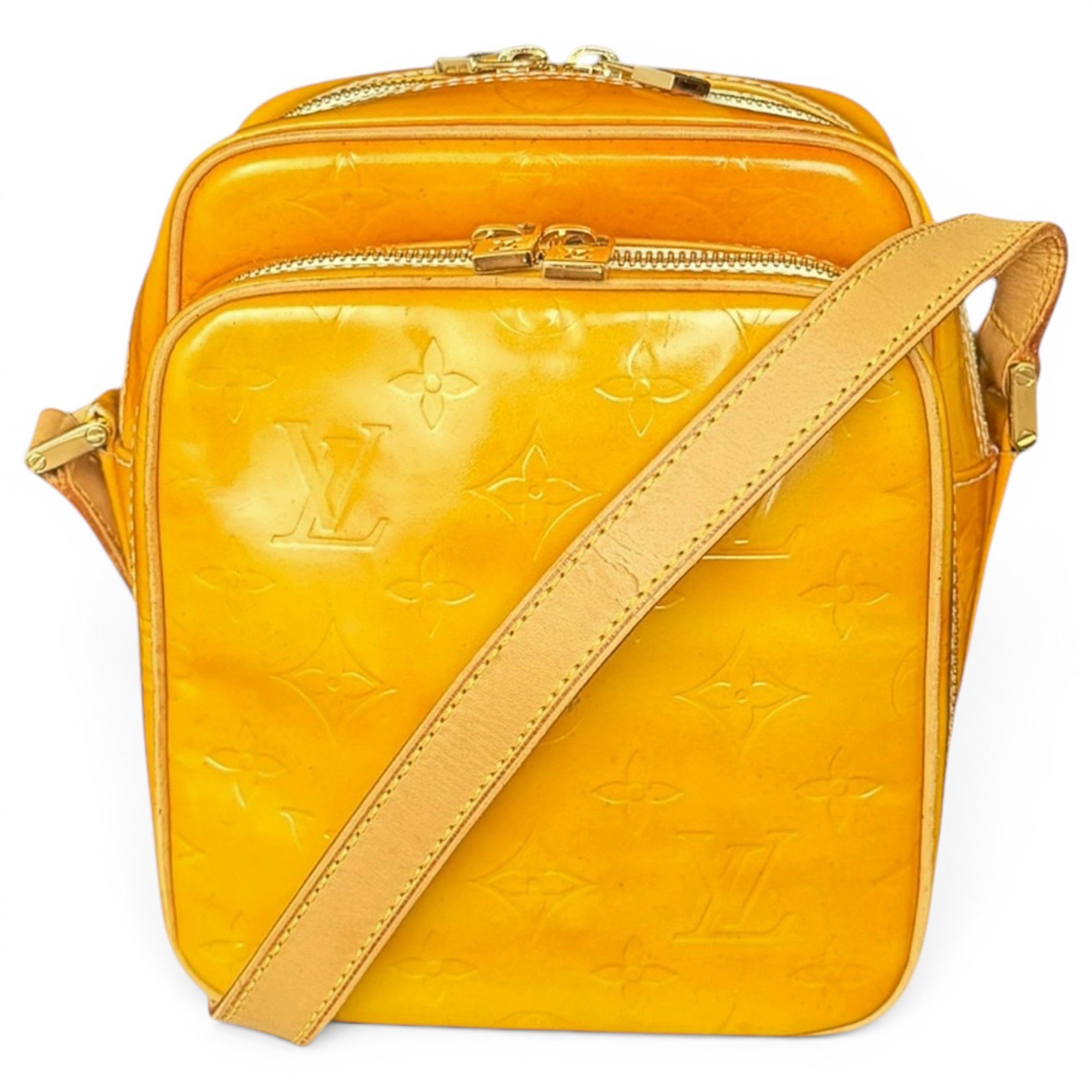 Amazon patent leather crossbody bag