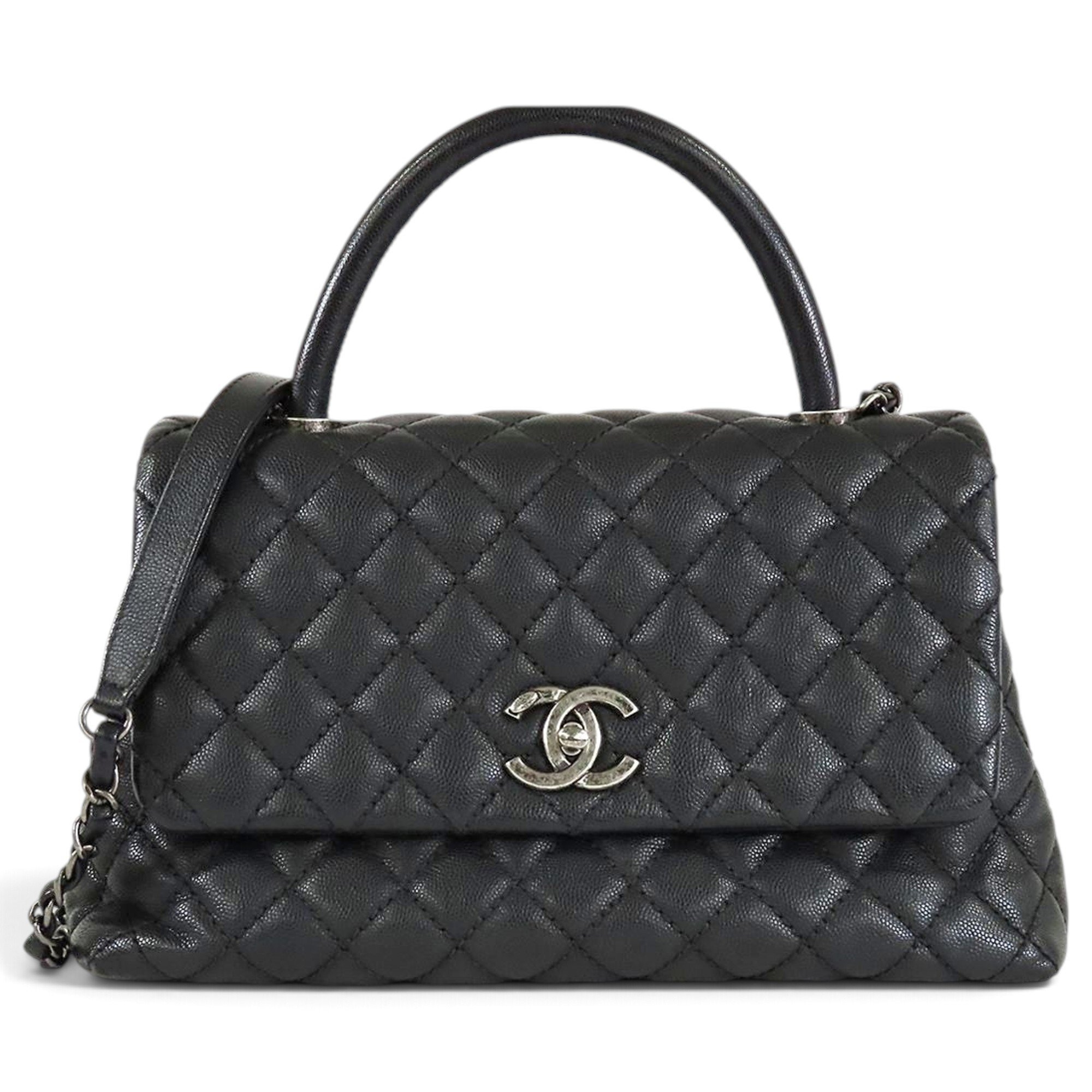 Coco Handle leather handbag