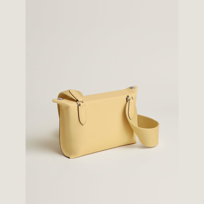 Jaune Poussin Hermès Videpoches Bag