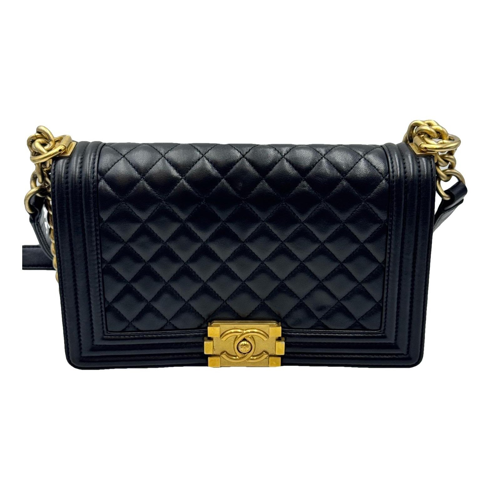 Boy pony-style calfskin handbag
