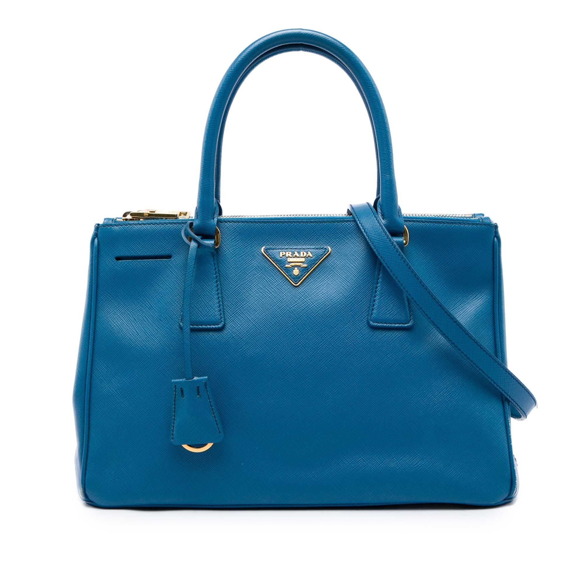 Double leather satchel