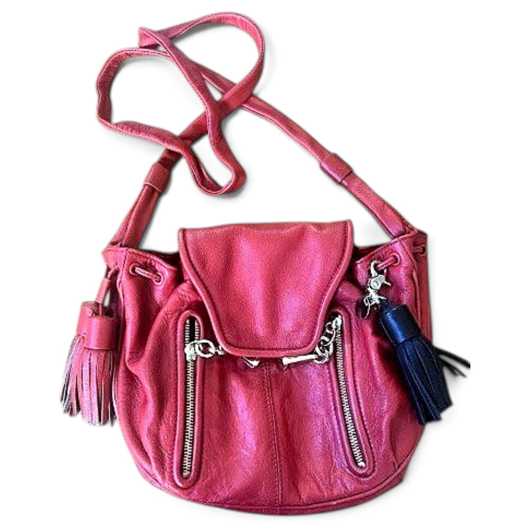 Leather backpack