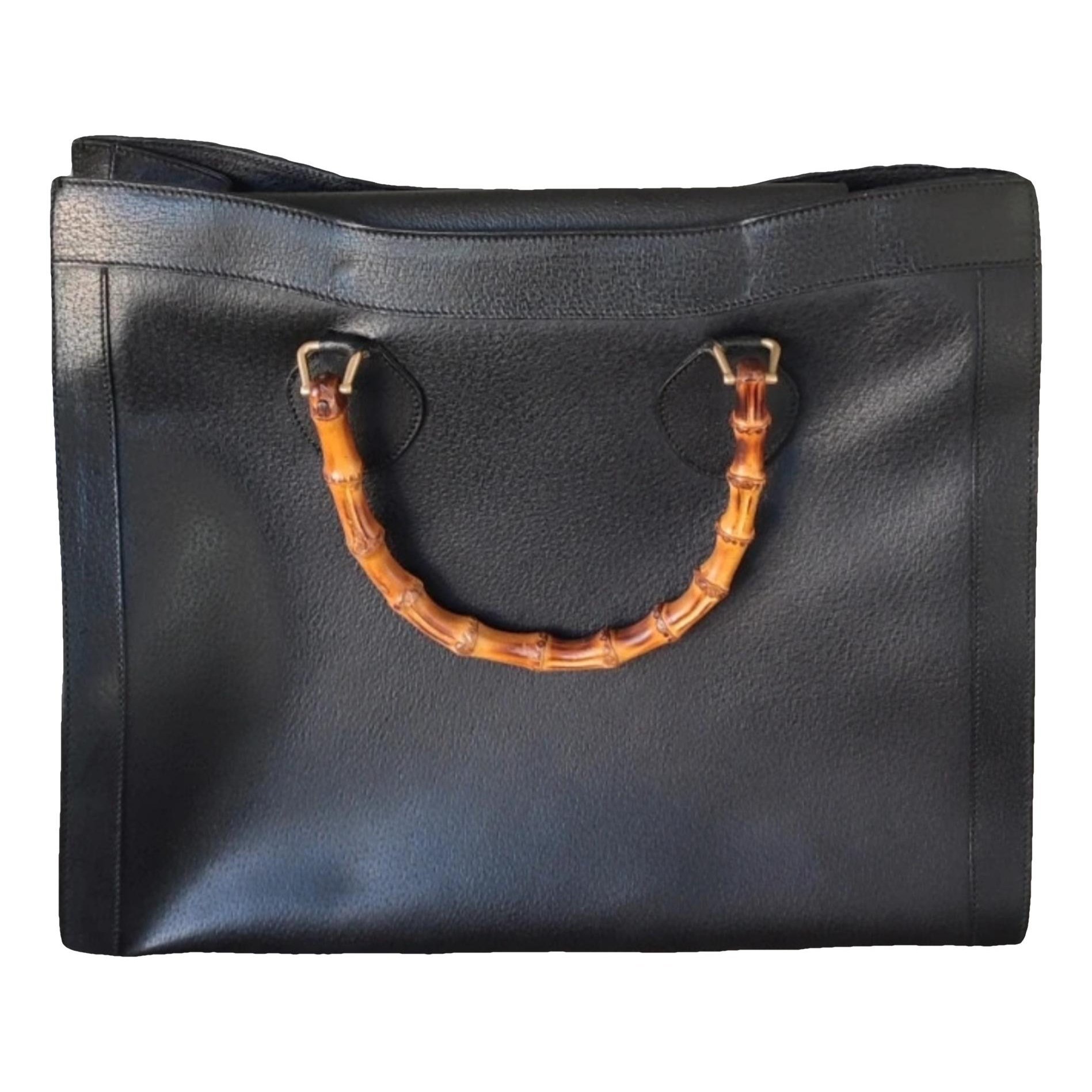 Diana Bamboo leather tote