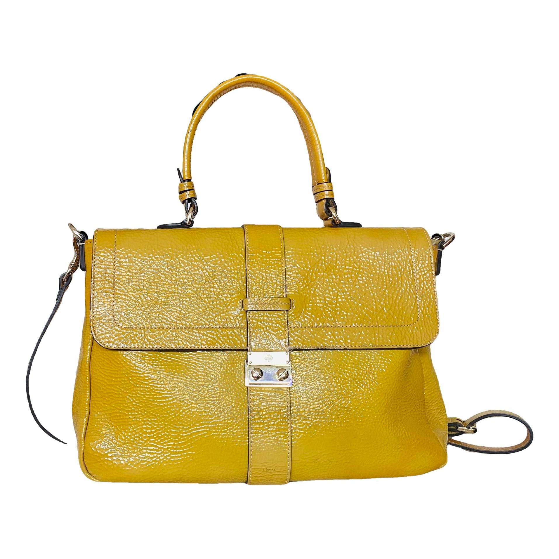 Hopton patent leather handbag