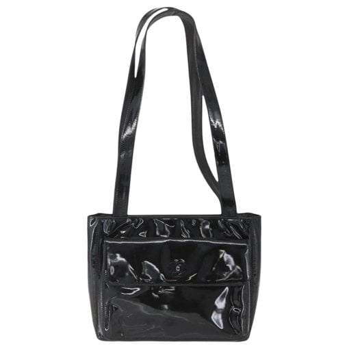 Trendy CC Flap patent leather handbag