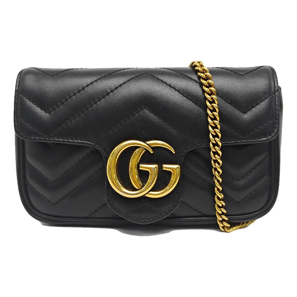 GG Marmont Flap leather handbag