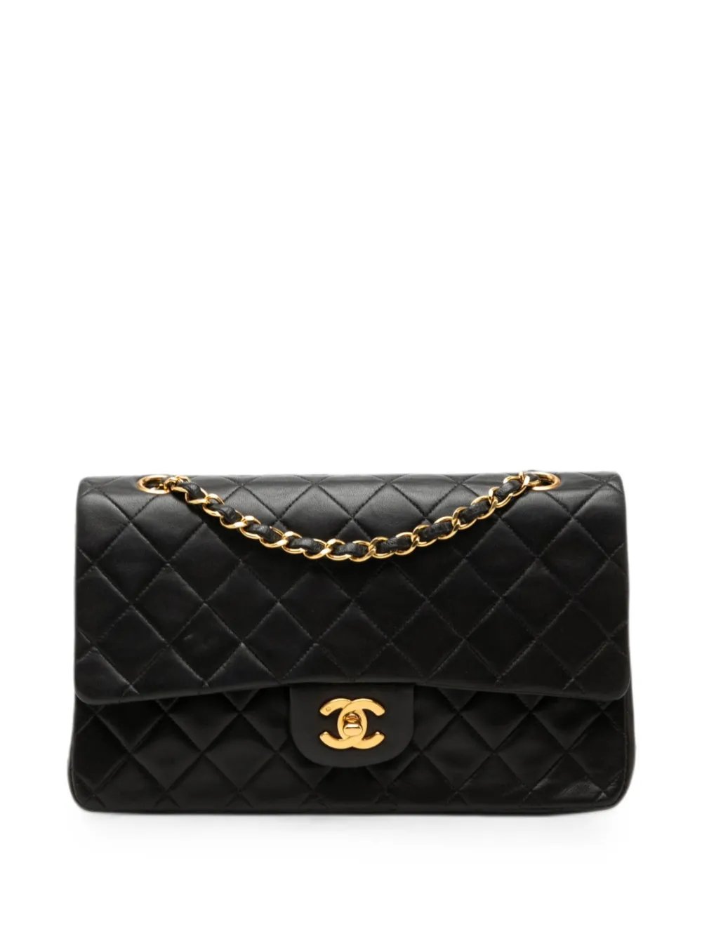 1991-1994 Medium Classic Lambskin Double Flap shoulder bag