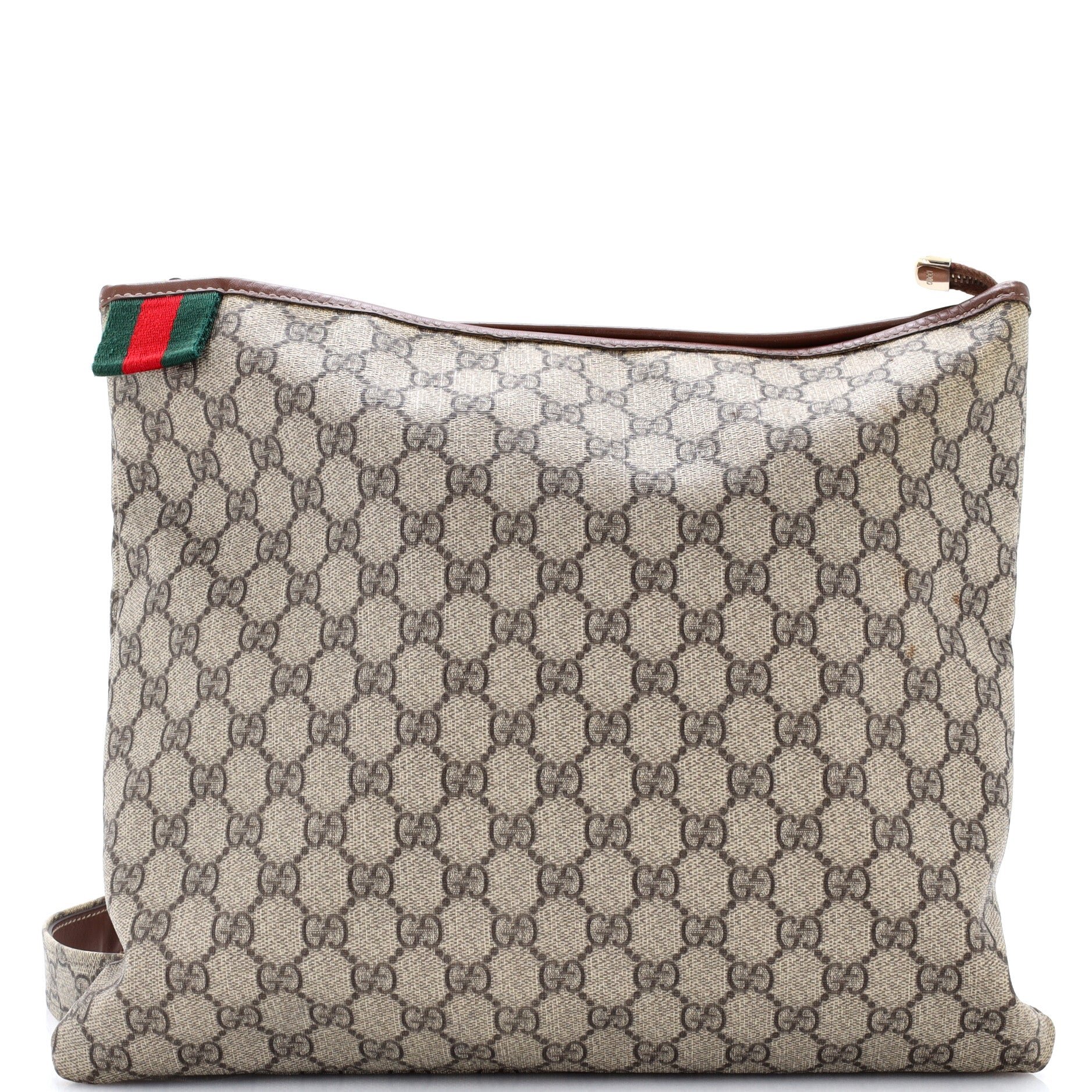 Web Loop Flat Messenger GG Coated Canvas Large