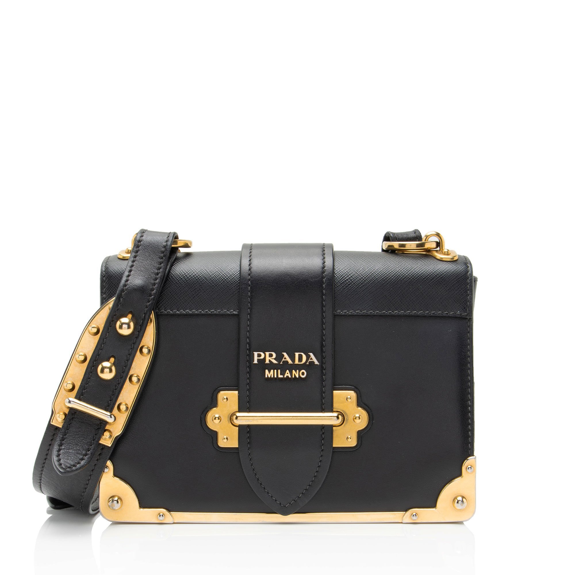 Cahier leather crossbody bag