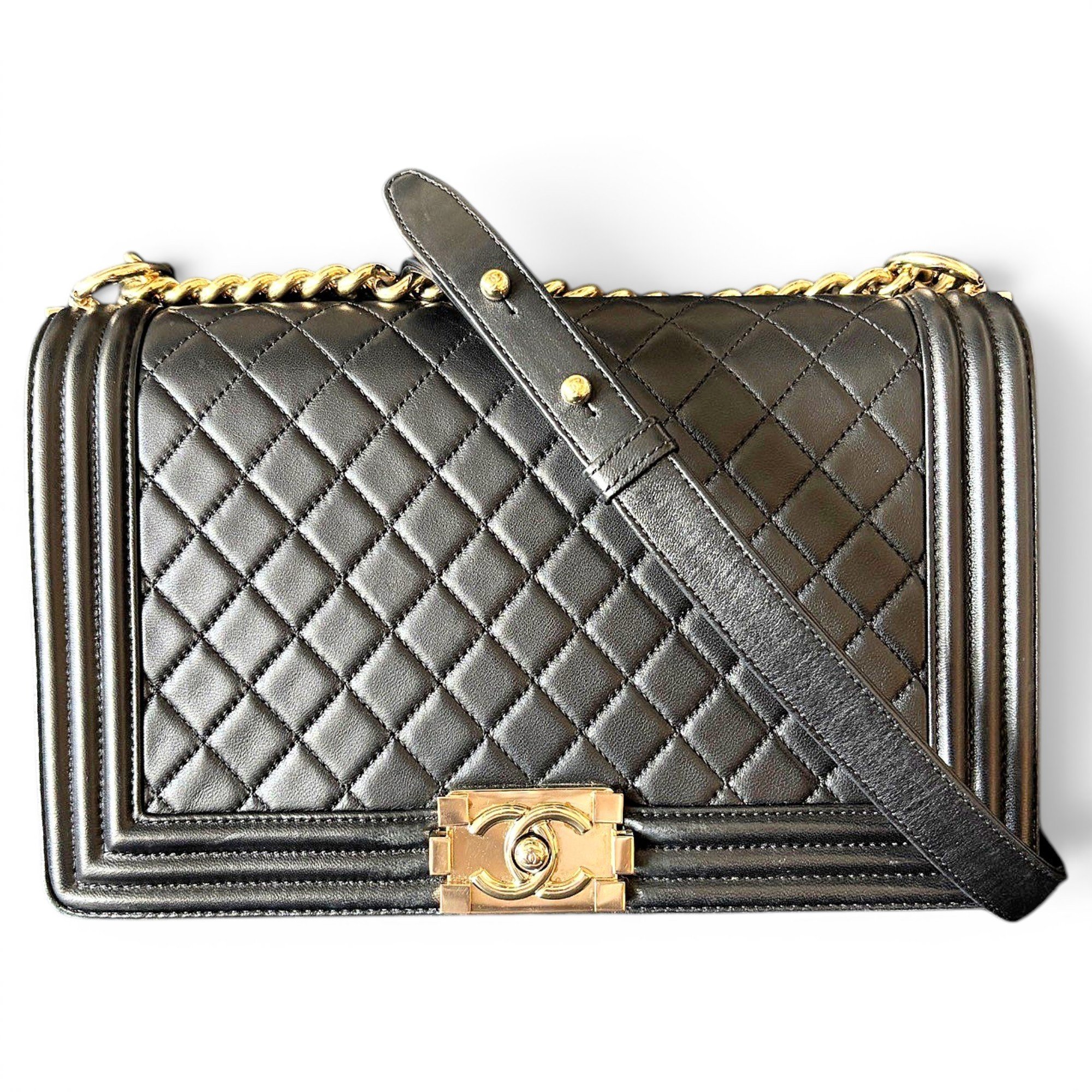 Boy leather crossbody bag