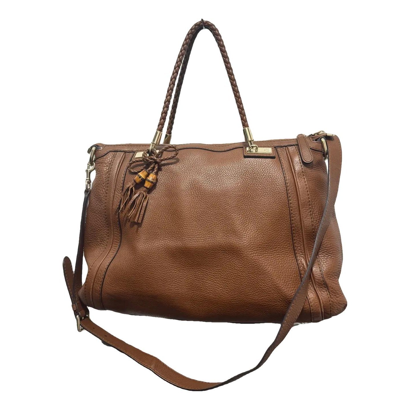 Leather tote
