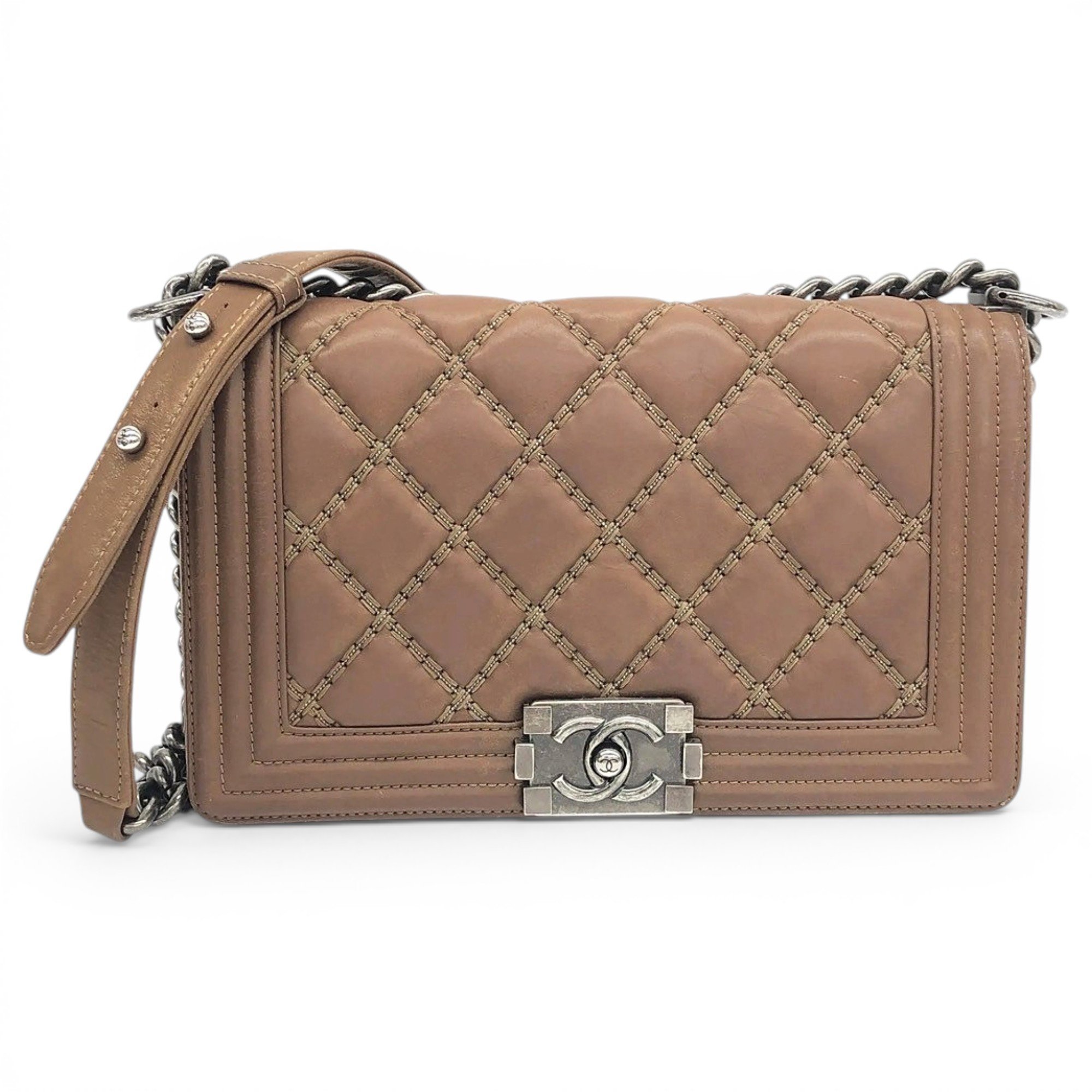 Boy leather crossbody bag