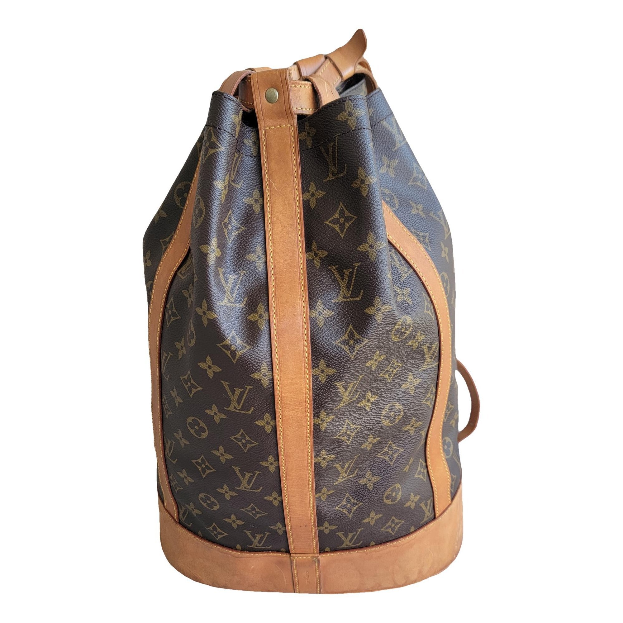 Randonnée leather handbag