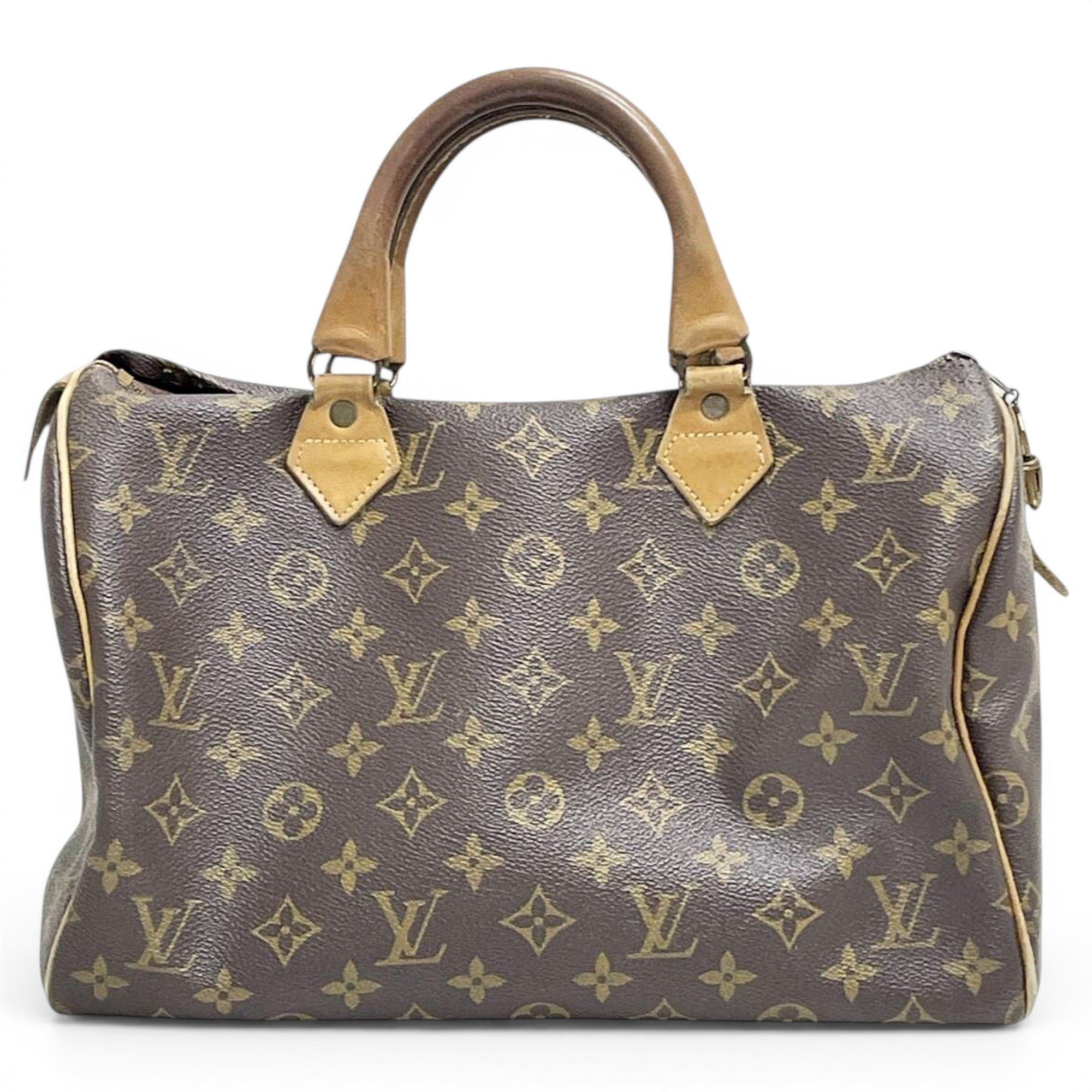 Speedy leather handbag