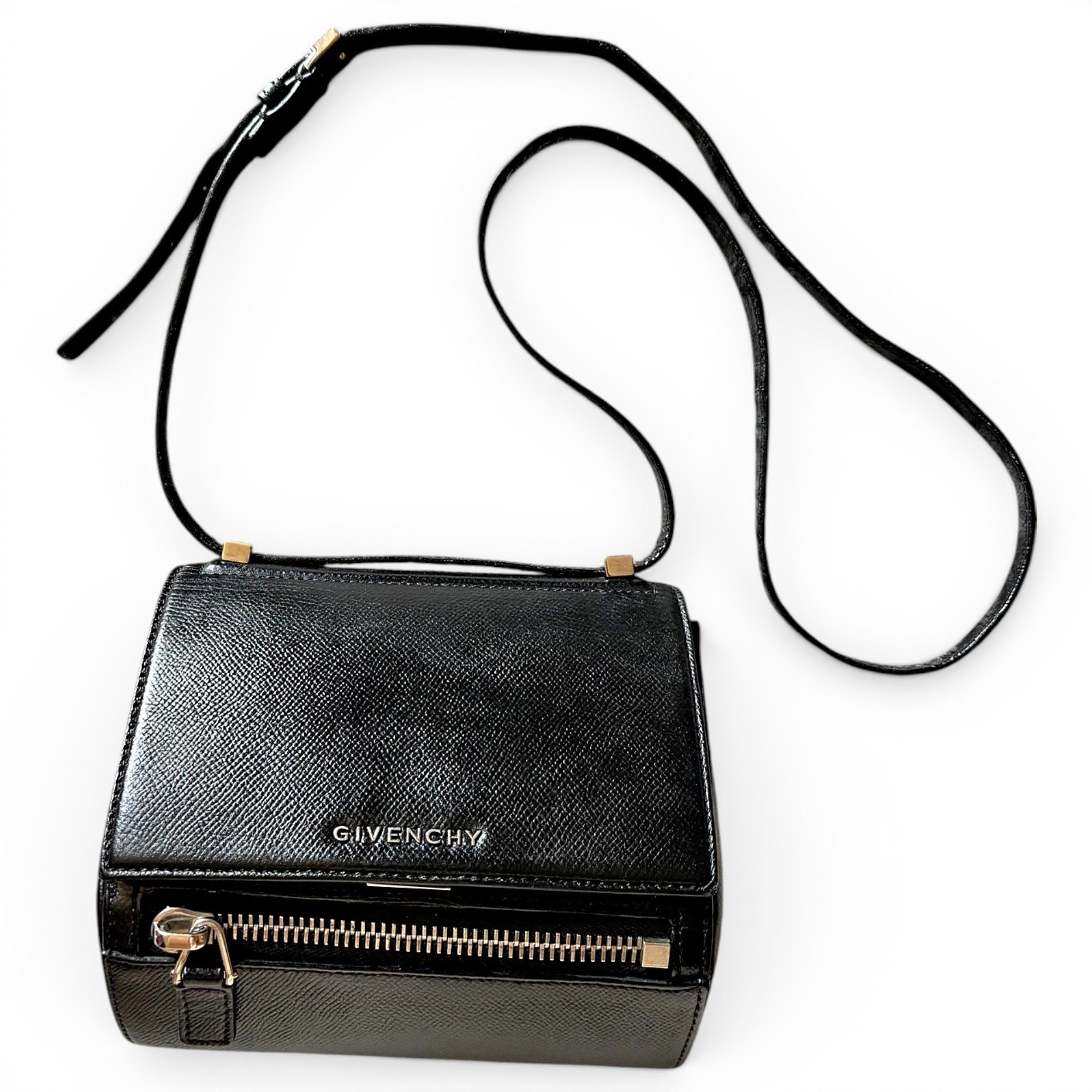 Pandora Box leather crossbody bag