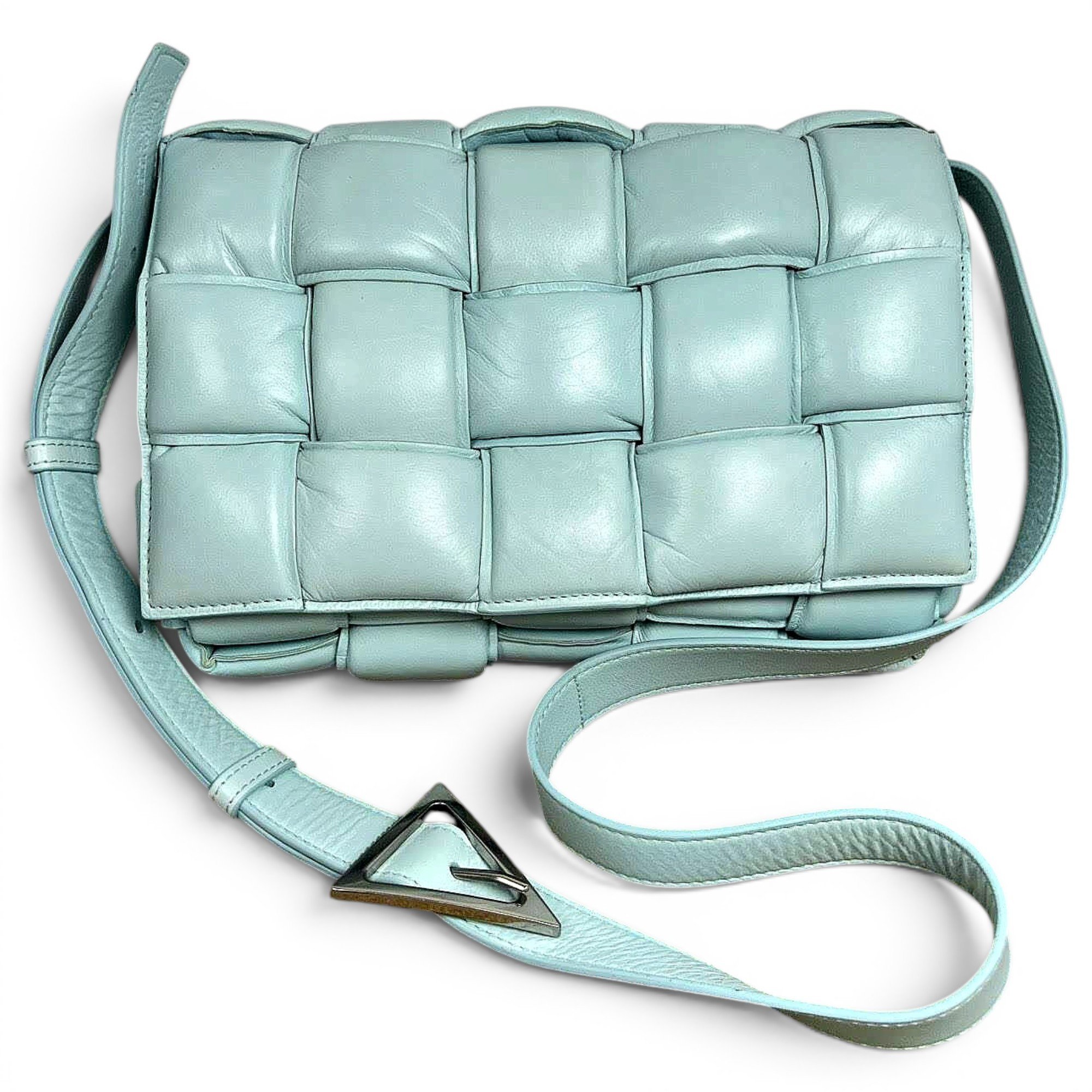 Cassette Padded leather handbag