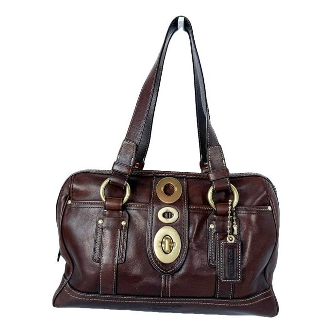 Leather satchel