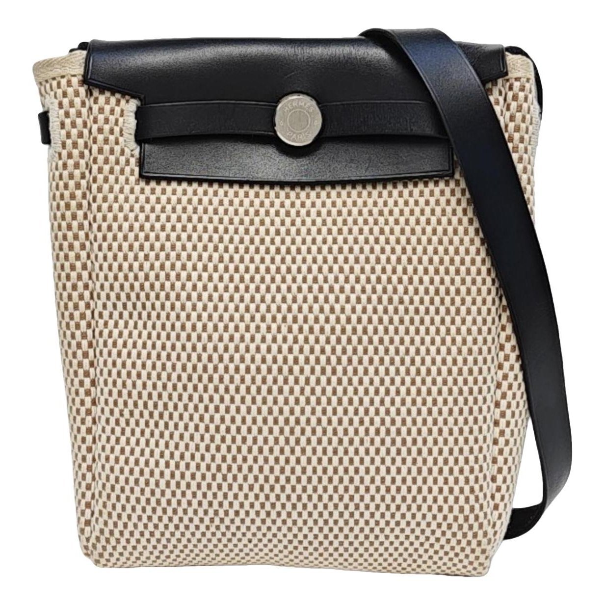 Hermes Herbag cloth handbag