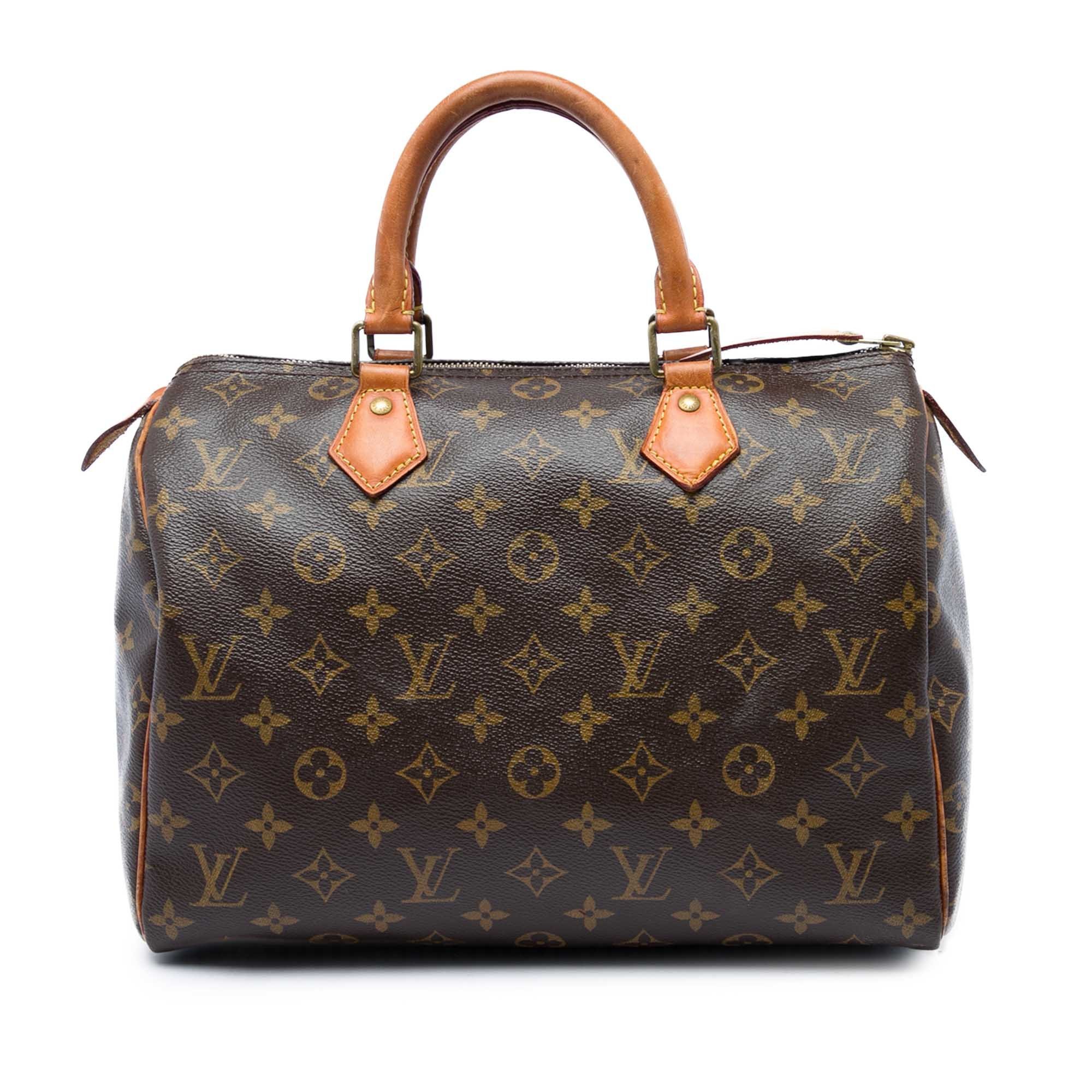 Speedy leather handbag