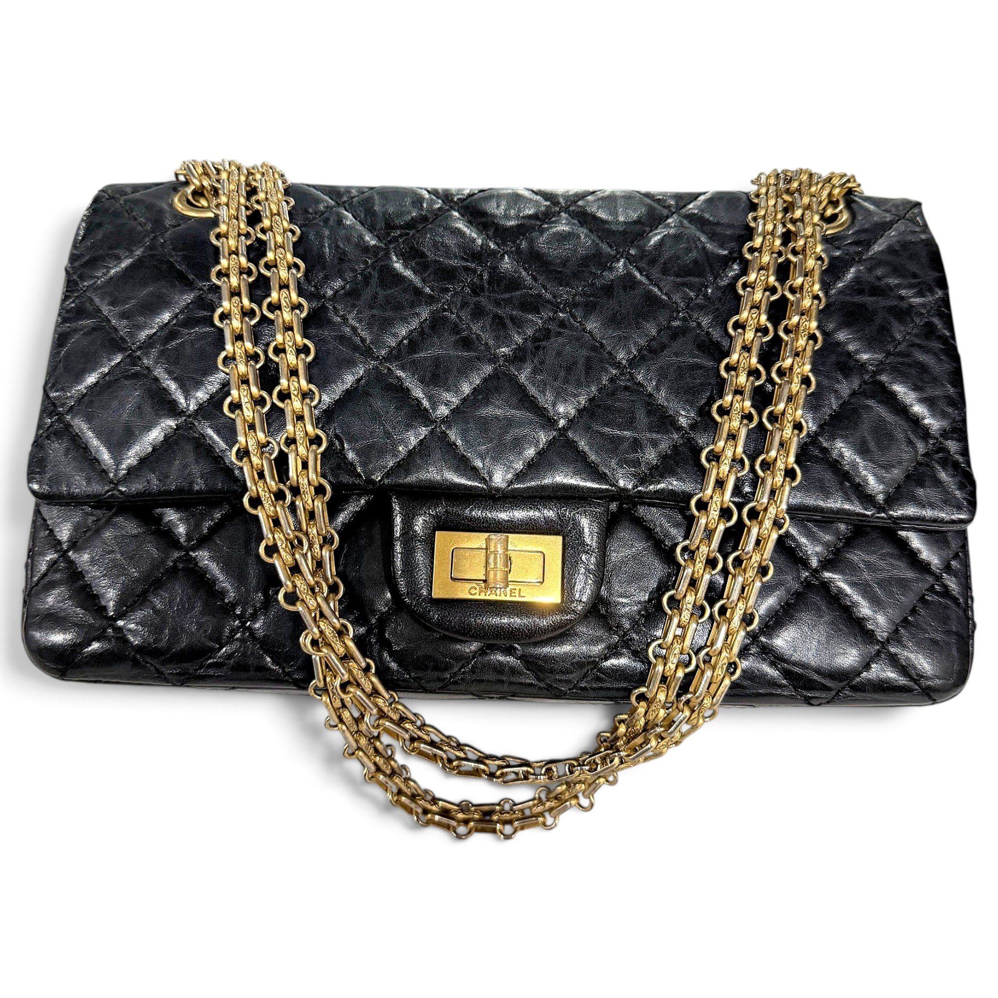 2.55 leather handbag