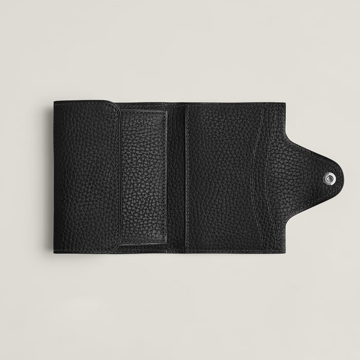 Noir Iliade Compact Card Holder